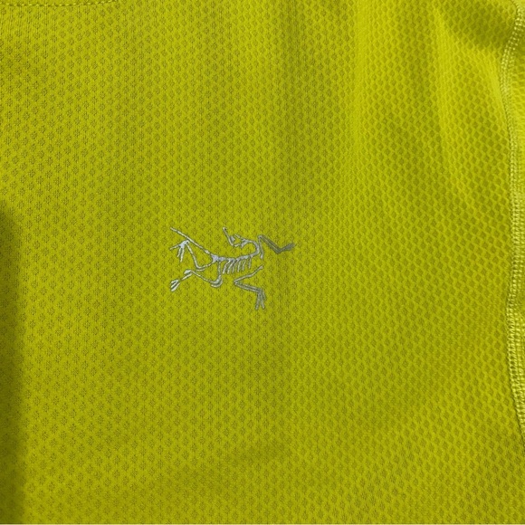 Arc’Teryx Men’s Lime Green / Yellow Performance Tech T-Shirt Size Small - Picture 4 of 11